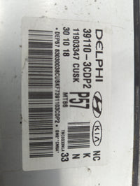 2019 Hyundai Santa Fe PCM Engine Control Computer ECU ECM PCU OEM P/N:39110-3CDP2 11903347 Fits OEM Used Auto Parts - Oemuse