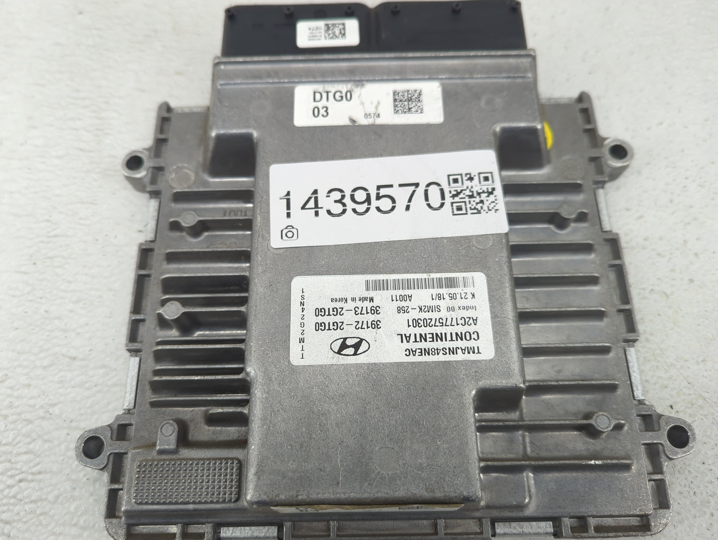 2019 Hyundai Santa Fe PCM Engine Control Computer ECU ECM PCU OEM P/N:39172-2GTG0 39173-2GTG0, A2C1775720301, TMAJNS48NEAC F