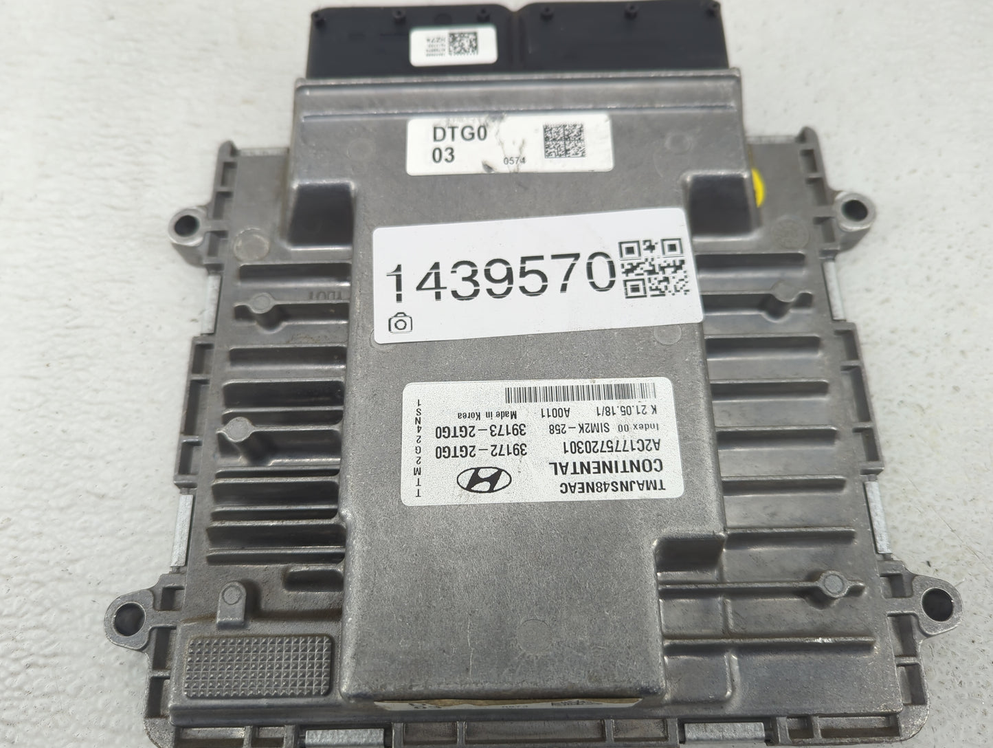 2019 Hyundai Santa Fe PCM Engine Control Computer ECU ECM PCU OEM P/N:39172-2GTG0 39173-2GTG0, A2C1775720301, TMAJNS48NEAC F