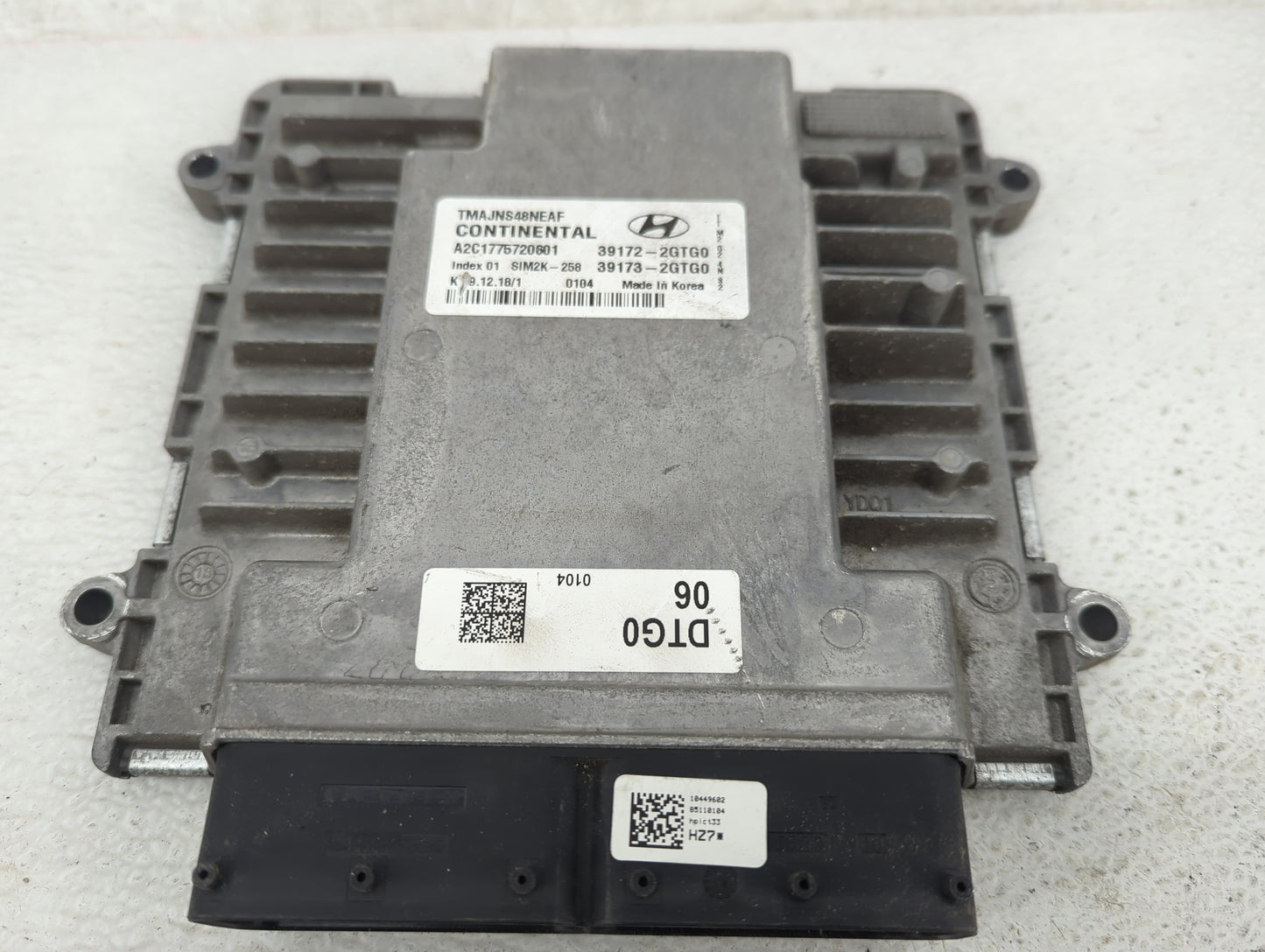 2019 Hyundai Santa Fe PCM Engine Control Computer ECU ECM PCU OEM P/N:39172-2GTG0 39173-2GTG0, A2C1775720601, TMAJNS48NEAF F