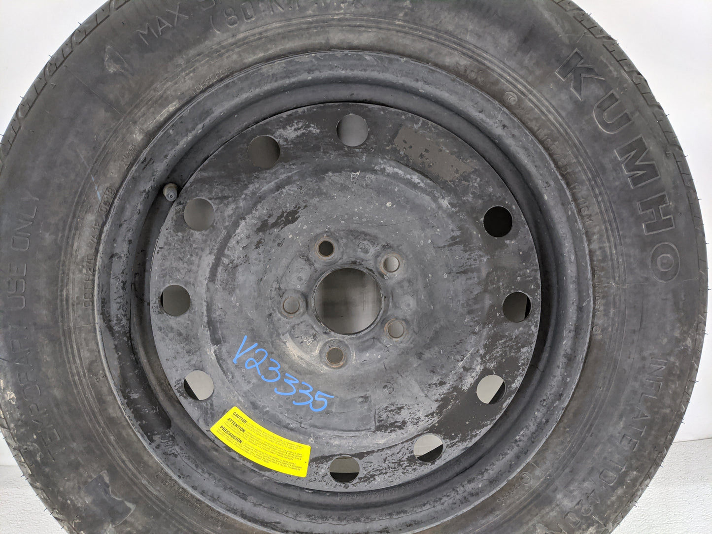 Hyundai Santa Fe Spare Donut Tire Wheel Rim Oem 1455289 - Oemusedautoparts1.com