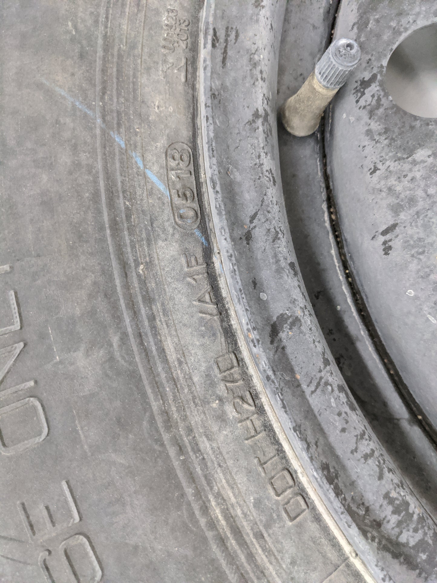 Hyundai Santa Fe Spare Donut Tire Wheel Rim Oem 1455289 - Oemusedautoparts1.com