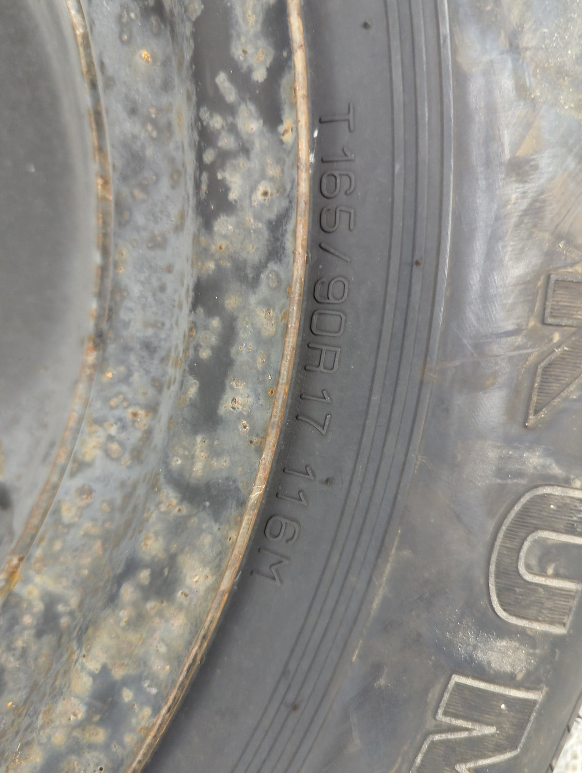 2019 Hyundai Santa Fe Spare Donut Tire Wheel Rim Oem - Oemusedautoparts1.com