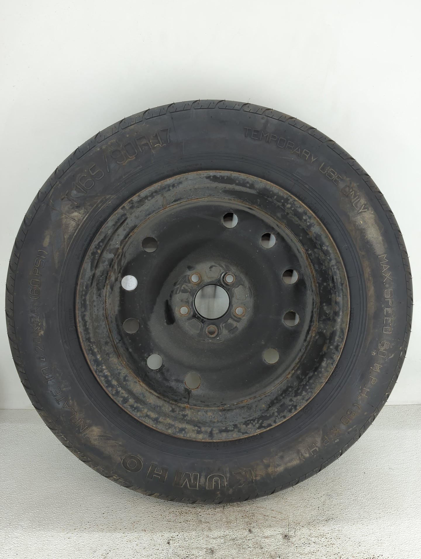 2019 Hyundai Santa Fe Spare Donut Tire Wheel Rim Oem - Oemusedautoparts1.com