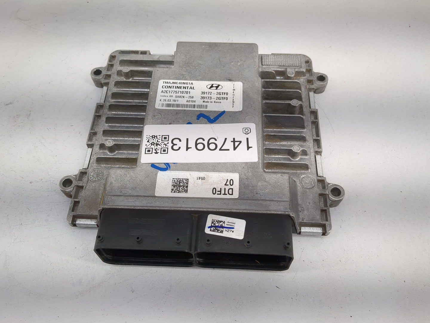 2019-2020 Hyundai Santa Fe PCM Engine Control Computer ECU ECM PCU OEM P/N:39172-2GTF0 39173-2GTF0 Fits Fits 2019 2020 OEM U