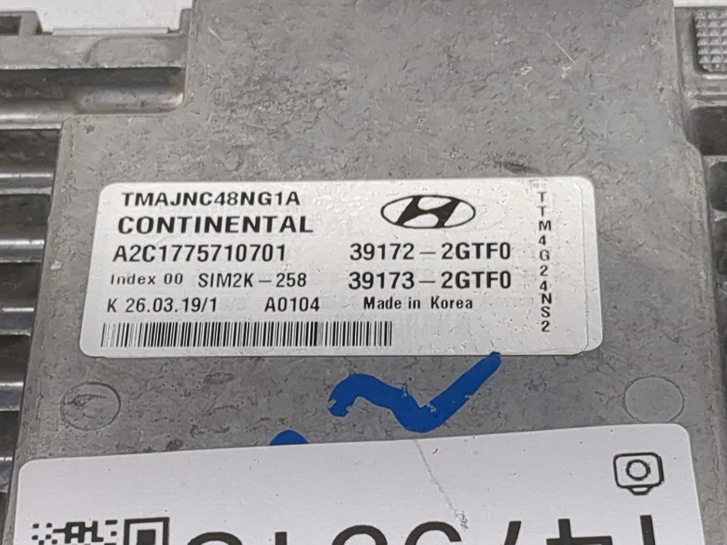 2019-2020 Hyundai Santa Fe PCM Engine Control Computer ECU ECM PCU OEM P/N:39172-2GTF0 39173-2GTF0 Fits Fits 2019 2020 OEM U