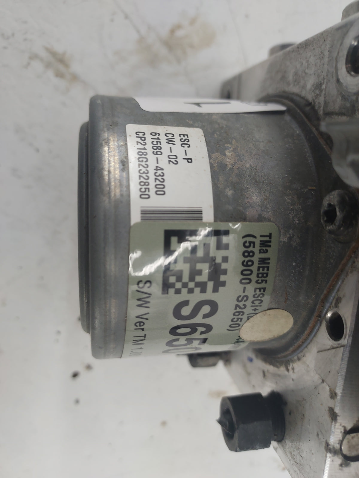 2019-2020 Hyundai Santa Fe Anti-Lock Brake ABS Pump Module Actuator OEM P/N:58910-S2650 58900-S2650 Fits Fits 2019 2020 OEM 