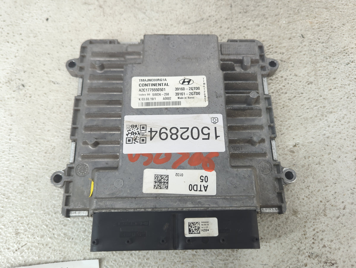2019 Hyundai Santa Fe PCM Engine Control Computer ECU ECM PCU OEM P/N:39160-2GTD0 39161-2GTD0, A2C1775550501, TMAJNC08RG1A F
