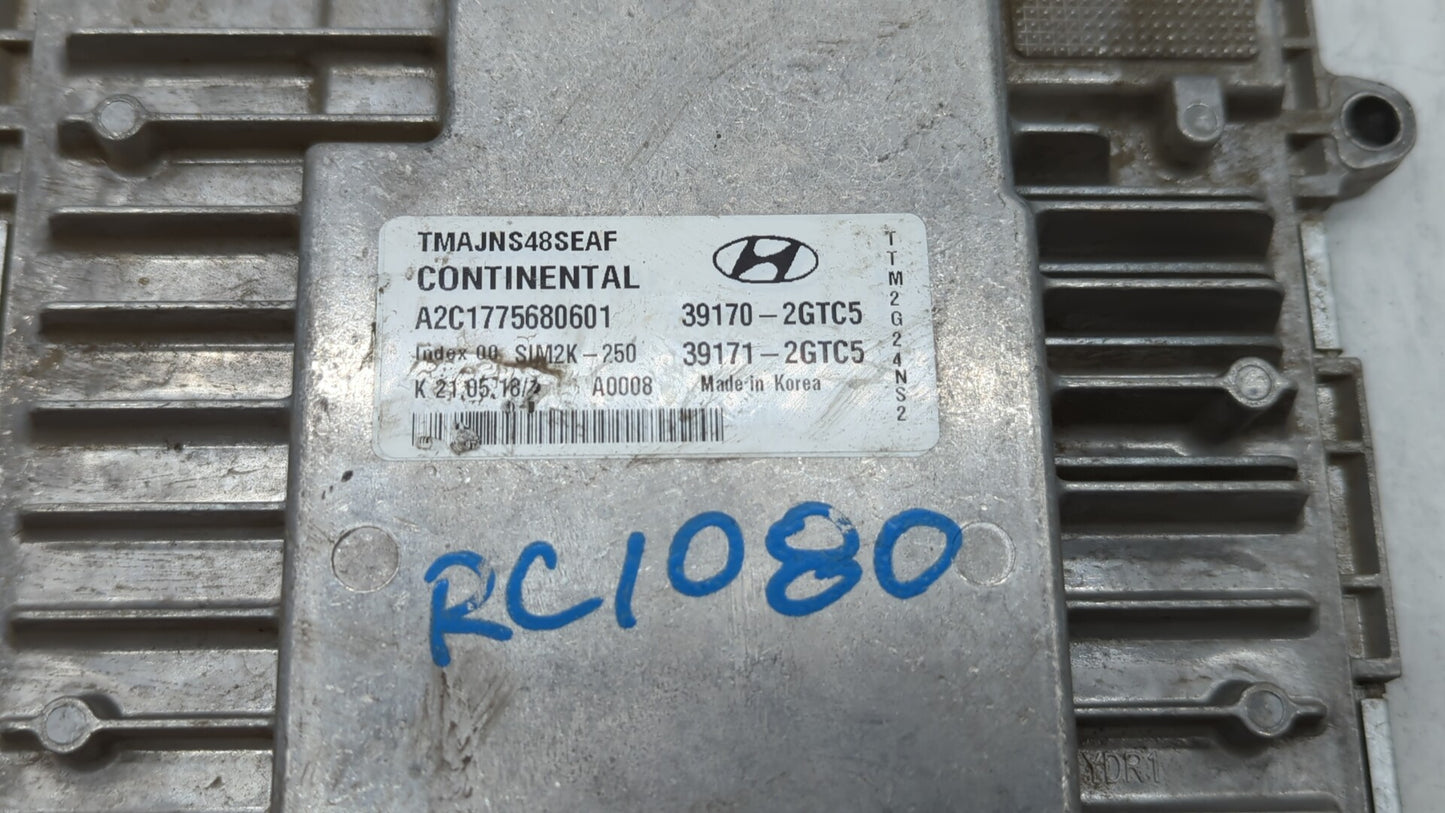 2019-2020 Hyundai Santa Fe PCM Engine Control Computer ECU ECM PCU OEM P/N:39171-2GTC5 39170-2GTC5 Fits Fits 2019 2020 OEM U
