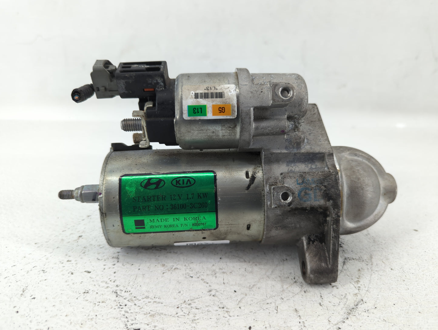 2015-2018 Hyundai Santa Fe Car Starter Motor Solenoid OEM P/N:36100-3C260 Fits Fits 2015 2016 2017 2018 2019 2020 OEM Used A