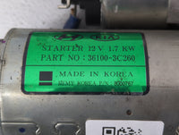 2015-2018 Hyundai Santa Fe Car Starter Motor Solenoid OEM P/N:36100-3C260 Fits Fits 2015 2016 2017 2018 2019 2020 OEM Used A