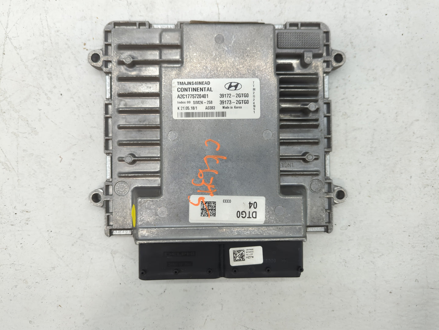 2019 Hyundai Santa Fe PCM Engine Control Computer ECU ECM PCU OEM P/N:39173-2GTG0 39172-2GTG0 Fits OEM Used Auto Parts - Oem
