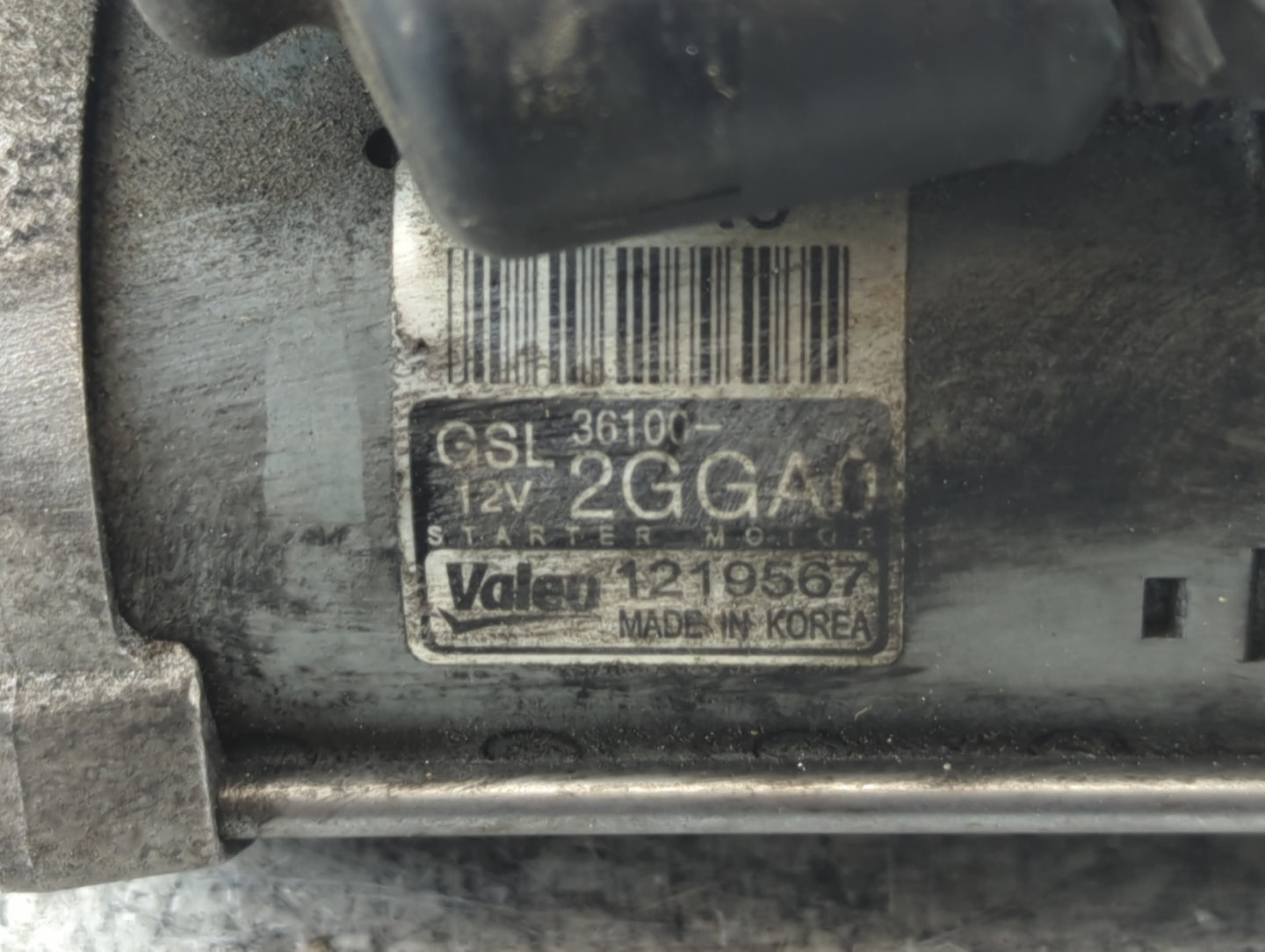 2019-2020 Hyundai Santa Fe Car Starter Motor Solenoid OEM P/N:1219567 36100-2GGA0 Fits Fits 2019 2020 OEM Used Auto Parts - 