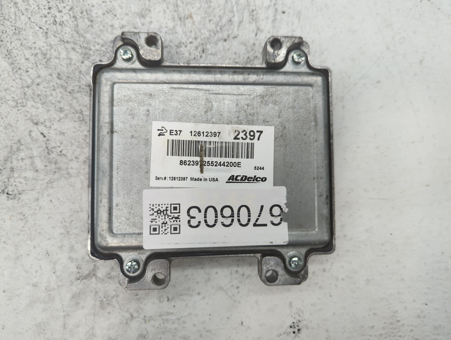 2019 Hyundai Santa Fe PCM Engine Control Computer ECU ECM PCU OEM P/N:12612397 Fits OEM Used Auto Parts - Oemusedautoparts1.