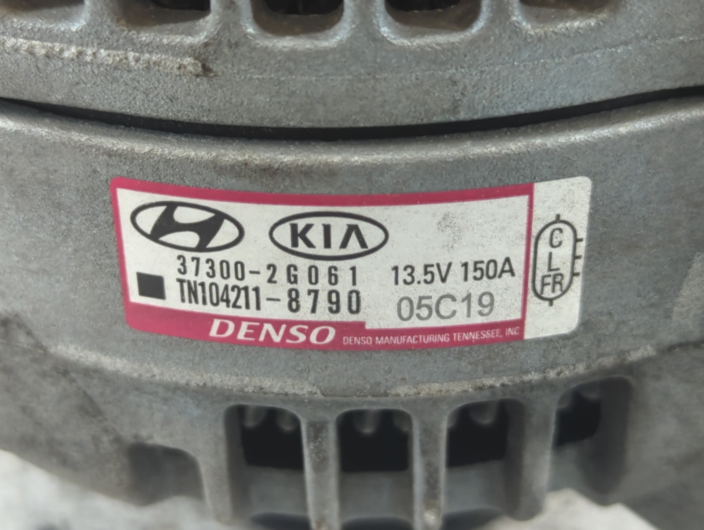 2019-2020 Hyundai Santa Fe Alternator Replacement Generator Charging Assembly Engine OEM P/N:TN104211-8790 37300-2G061 Fits 