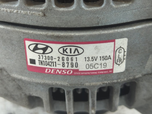 2019-2020 Hyundai Santa Fe Alternator Replacement Generator Charging Assembly Engine OEM P/N:TN104211-8790 37300-2G061 Fits OEM Used Auto Parts