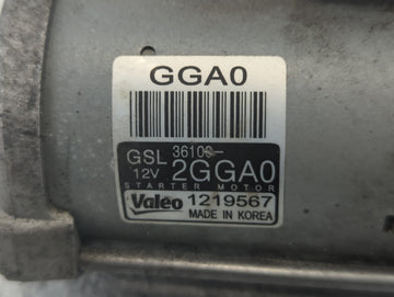 2014 Hyundai Santa Fe Car Starter Motor Solenoid OEM P/N:36100-2GGA0 Fits Fits 2008 2009 2010 2011 2012 2013 2015 2016 OEM Used Auto Parts