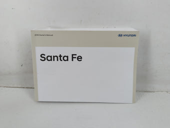 compare product 2019 Hyundai Santa Fe Owners Manual Book Guide P/N:KS2U-EU8NF OEM Used Auto Parts