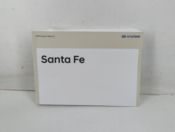 2019 Hyundai Santa Fe Owners Manual Book Guide P/N:KS2U-EU8NF OEM Used Auto Parts - Oemusedautoparts1.com
