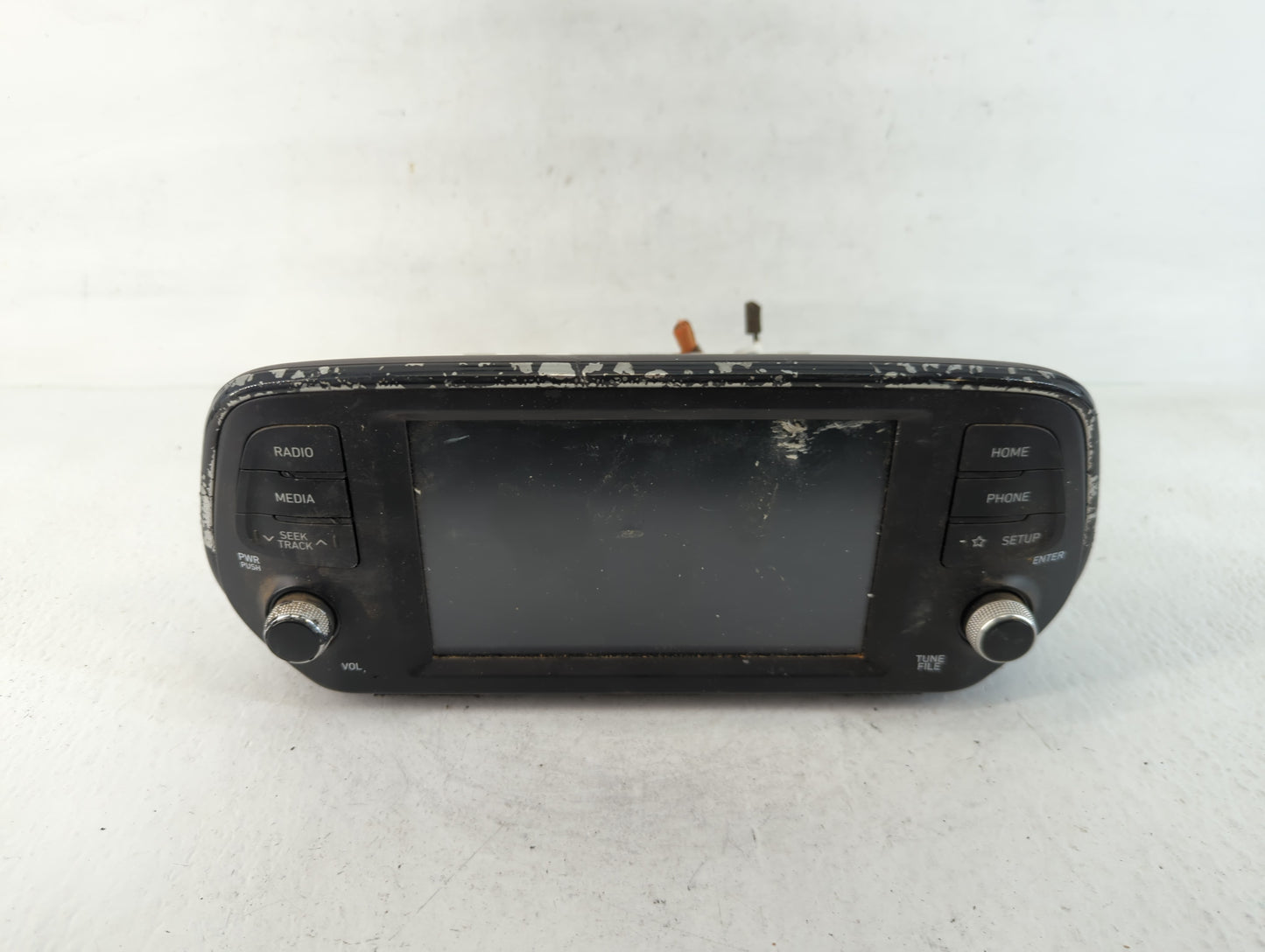 2019-2020 Hyundai Santa Fe Radio AM FM Cd Player Receiver Replacement P/N:96160-S2000VCS Fits Fits 2019 2020 OEM Used Auto P