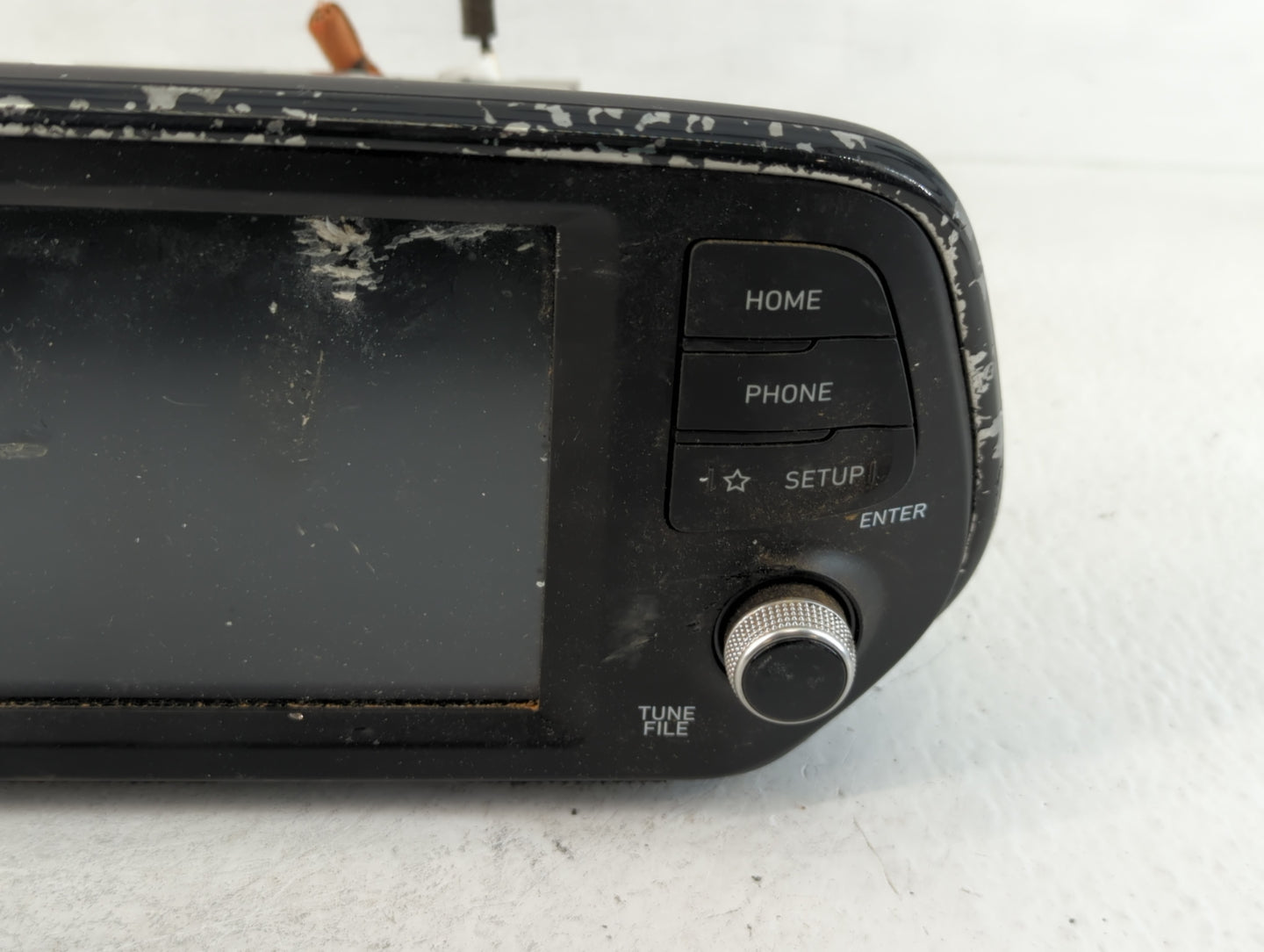 2019-2020 Hyundai Santa Fe Radio AM FM Cd Player Receiver Replacement P/N:96160-S2000VCS Fits Fits 2019 2020 OEM Used Auto P