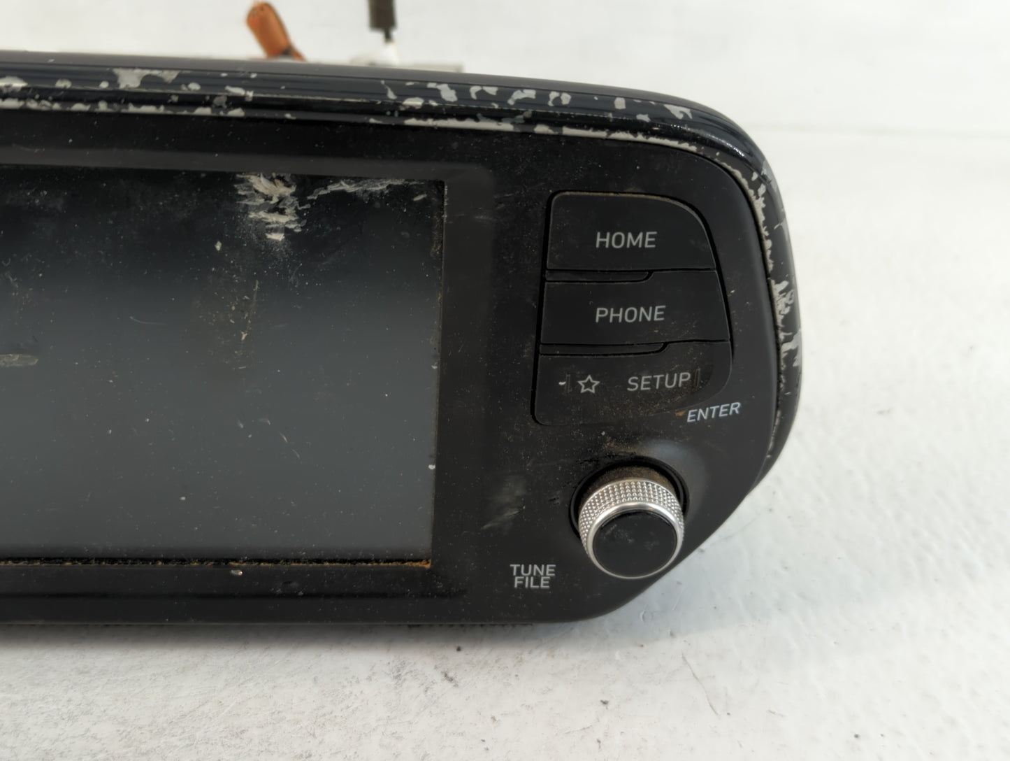 2019-2020 Hyundai Santa Fe Radio AM FM Cd Player Receiver Replacement P/N:96160-S2000VCS Fits Fits 2019 2020 OEM Used Auto P