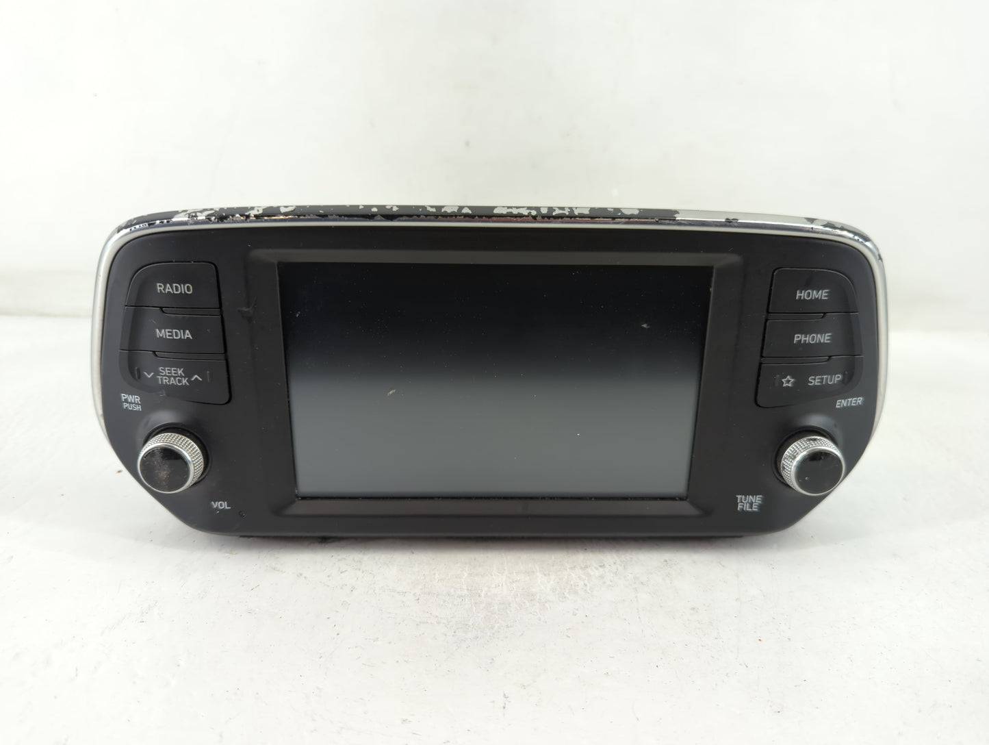 2019-2020 Hyundai Santa Fe Radio AM FM Cd Player Receiver Replacement P/N:96160-S2300VCS Fits Fits 2019 2020 OEM Used Auto P