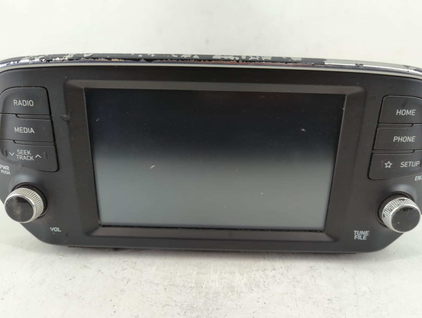 2019-2020 Hyundai Santa Fe Radio AM FM Cd Player Receiver Replacement P/N:96160-S2300VCS Fits Fits 2019 2020 OEM Used Auto P