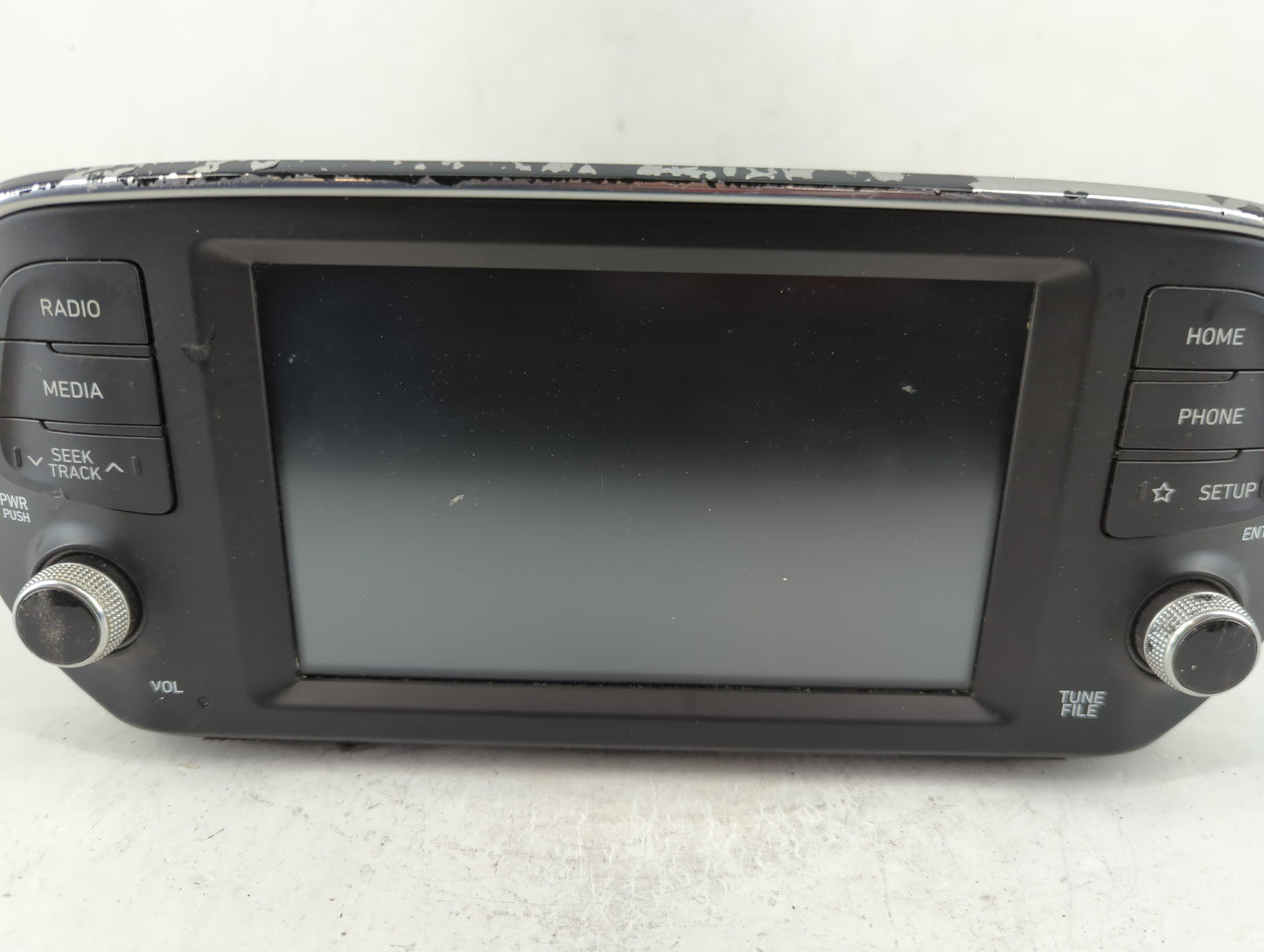 2019-2020 Hyundai Santa Fe Radio AM FM Cd Player Receiver Replacement P/N:96160-S2300VCS Fits Fits 2019 2020 OEM Used Auto P