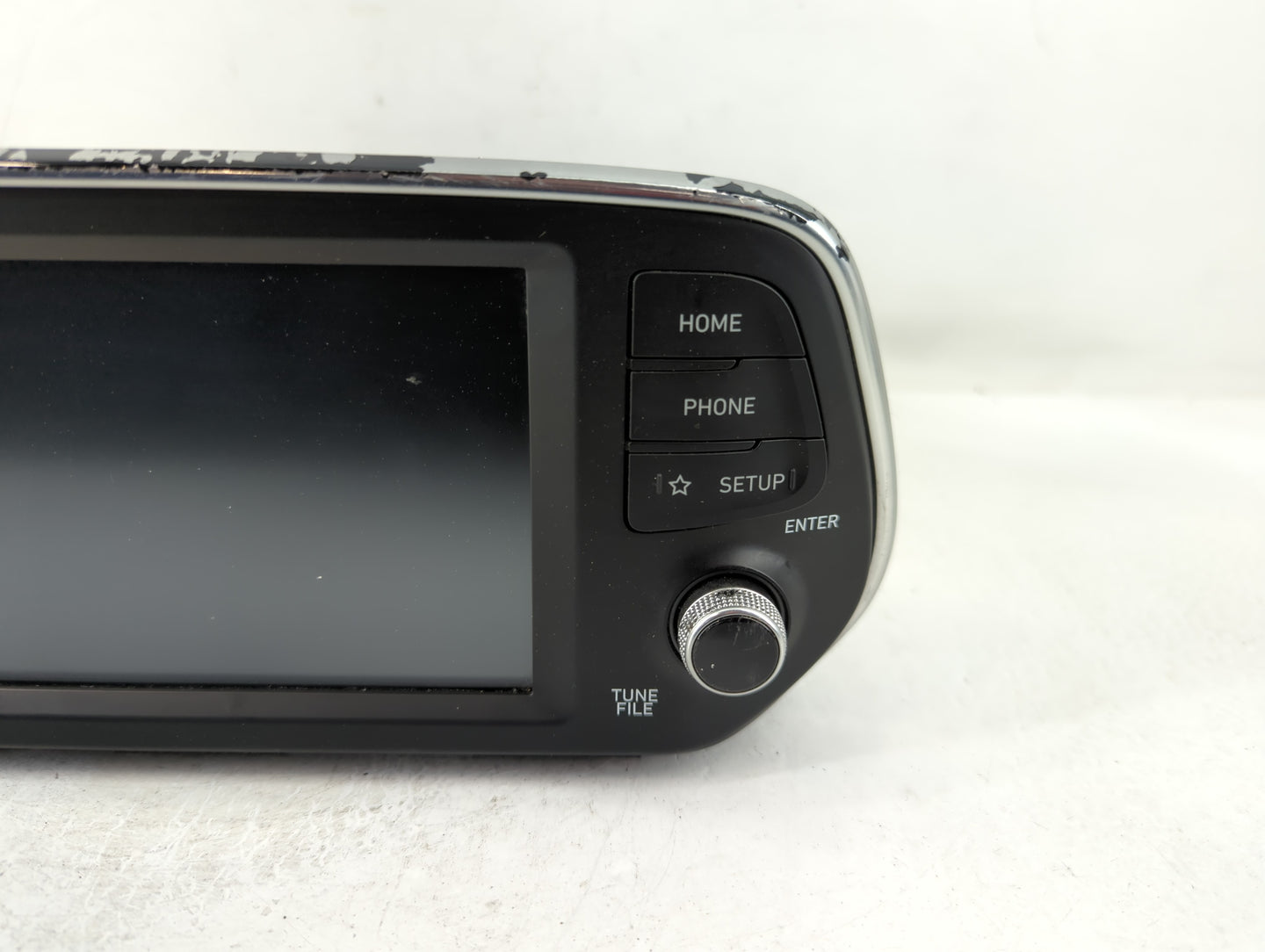 2019-2020 Hyundai Santa Fe Radio AM FM Cd Player Receiver Replacement P/N:96160-S2300VCS Fits Fits 2019 2020 OEM Used Auto P