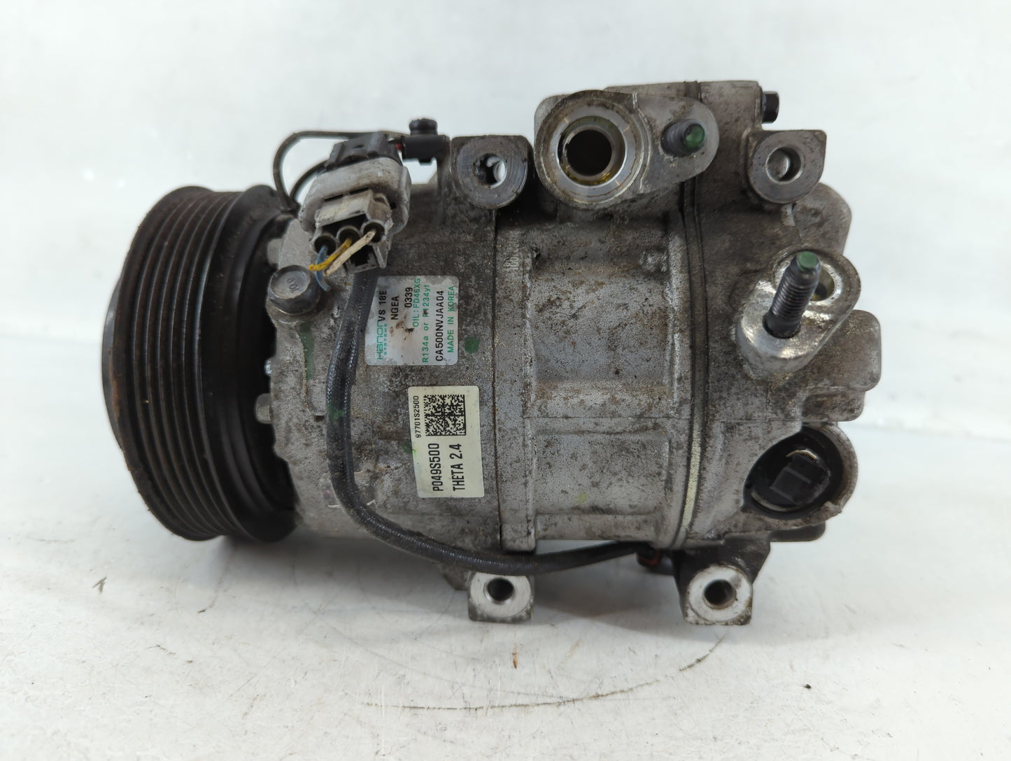 2019-2020 Hyundai Santa Fe Air Conditioning A/c Ac Compressor Oem - Oemusedautoparts1.com