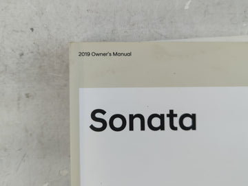 2019 Hyundai Sonata Owners Manual Book Guide P/N:KC10-EU80A OEM Used Auto Parts