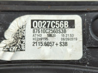 2018-2019 Hyundai Sonata Side Mirror Replacement Driver Left View Door Mirror P/N:87610C2560S3B Fits Fits 2018 2019 OEM Used