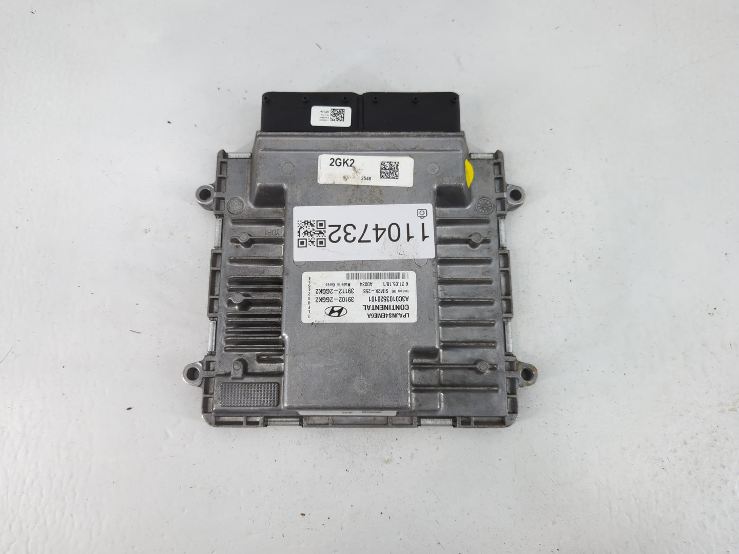 2018-2019 Hyundai Sonata PCM Engine Control Computer ECU ECM PCU OEM P/N:39112-2GGK2 39102-2GGK2 Fits Fits 2018 2019 OEM Use