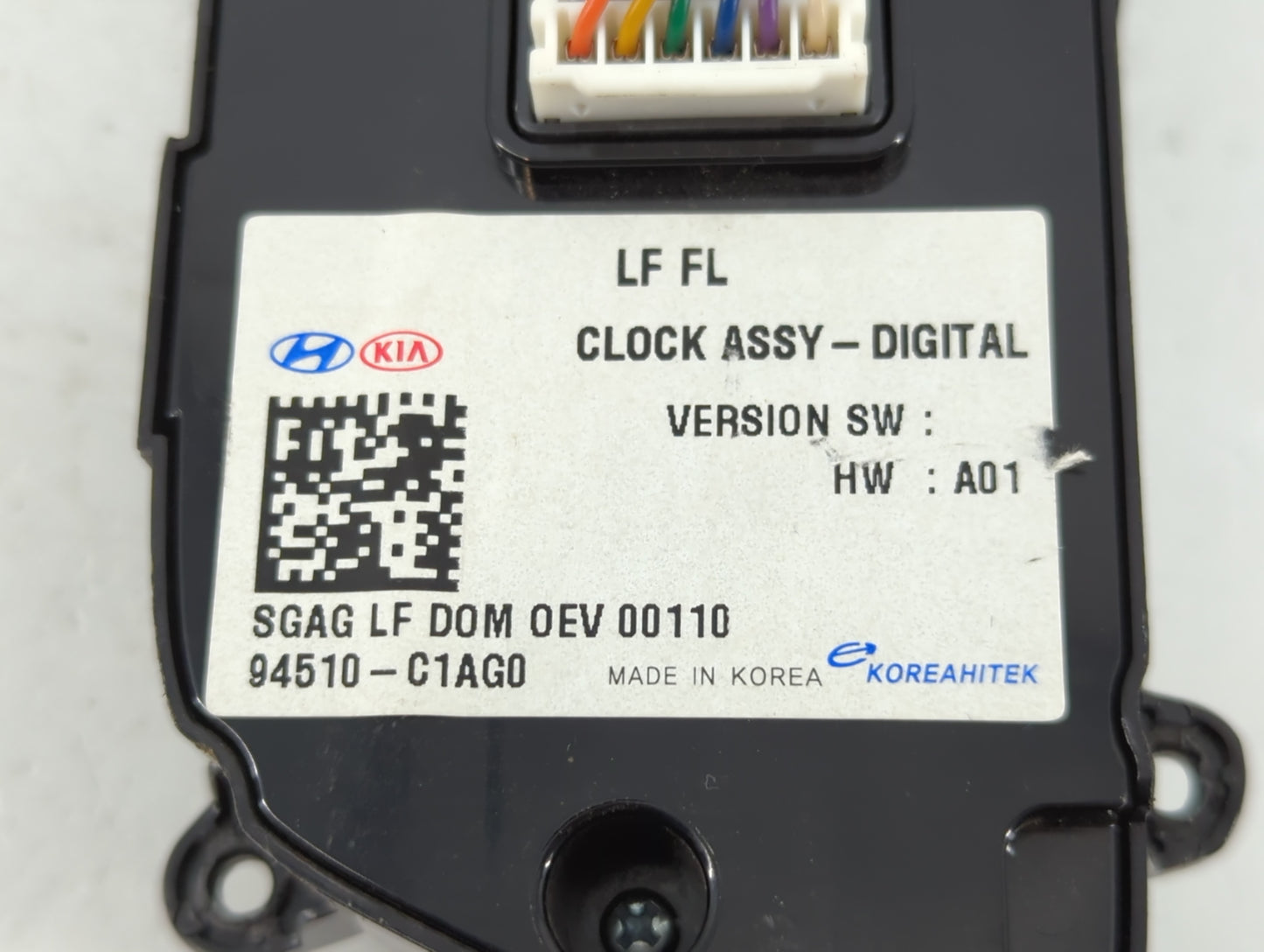 2018-2019 Hyundai Sonata Climate Control Module Temperature AC/Heater Replacement P/N:94510-C1AG0 Fits Fits 2018 2019 OEM Us