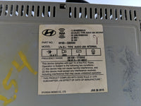 2015-2017 Hyundai Sonata Radio AM FM Cd Player Receiver Replacement P/N:96180-C20004X Fits Fits 2015 2016 2017 OEM Used Auto