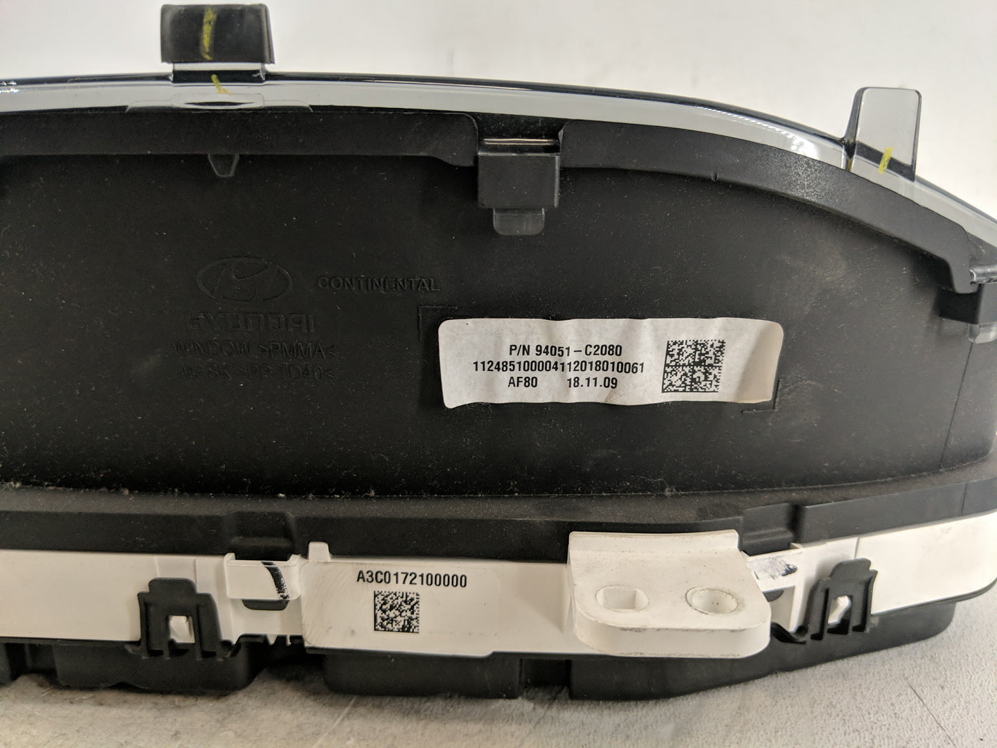 2019 Hyundai Sonata Instrument Cluster Speedometer Gauges P/N:94051-C2080 Fits OEM Used Auto Parts - Oemusedautoparts1.com