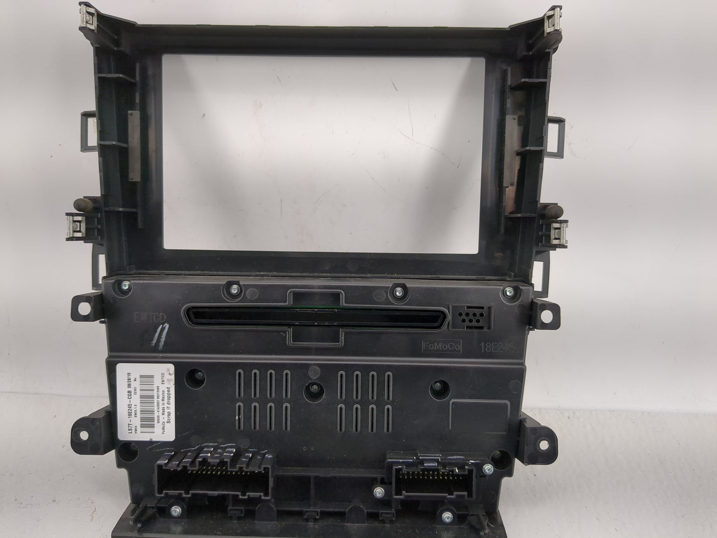 2019 Hyundai Sonata Radio AM FM Cd Player Receiver Replacement P/N:LS7T-18E245-CGB 94510-C2AB0 Fits OEM Used Auto Parts - Oe