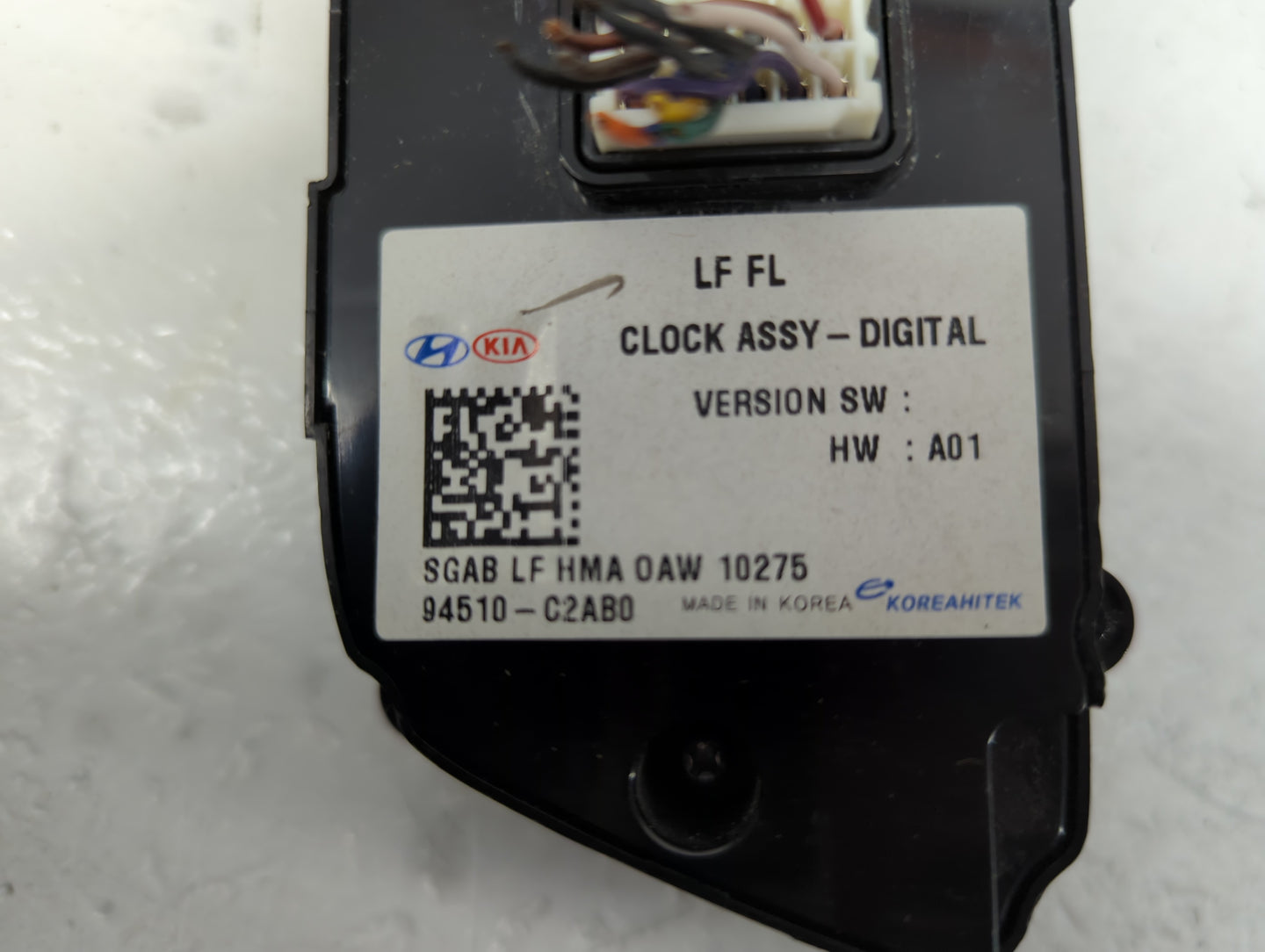 2018-2019 Hyundai Sonata Climate Control Module Temperature AC/Heater Replacement P/N:94510-C2AB0 Fits Fits 2018 2019 OEM Us