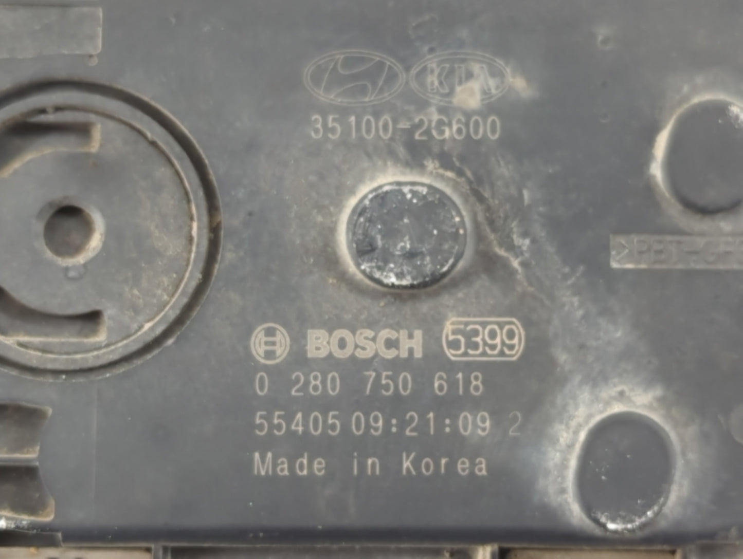 2015-2019 Hyundai Sonata Throttle Body P/N:0 280 750 618 Fits Fits 2015 2016 2017 2018 2019 2020 2021 OEM Used Auto Parts - 