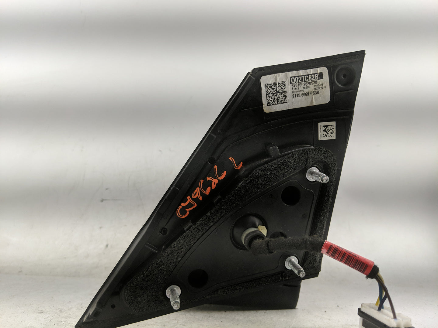 2018-2019 Hyundai Sonata Side Mirror Replacement Driver Left View Door Mirror P/N:Q027C62B Fits Fits 2018 2019 OEM Used Auto