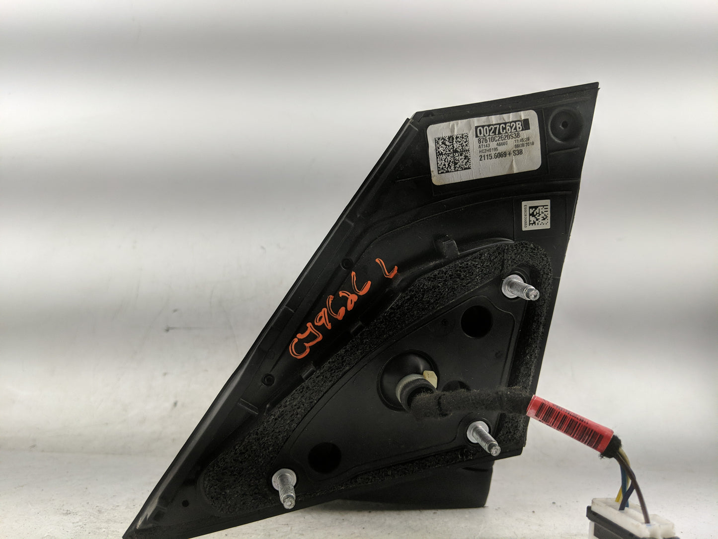 2018-2019 Hyundai Sonata Side Mirror Replacement Driver Left View Door Mirror P/N:Q027C62B Fits Fits 2018 2019 OEM Used Auto