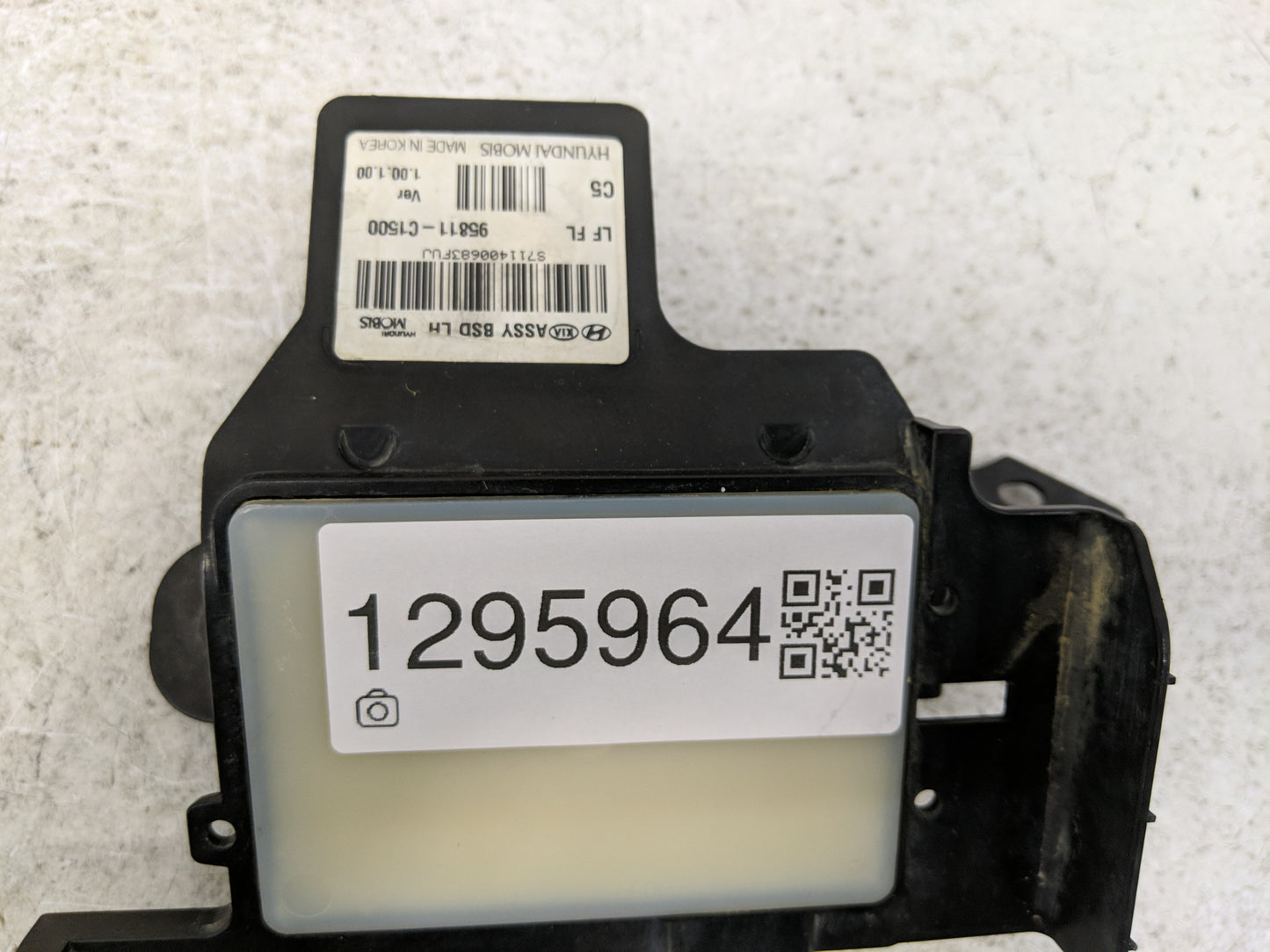 2019 Hyundai Sonata BLIND SPOT RADAR SENSOR MODULE - Oemusedautoparts1.com