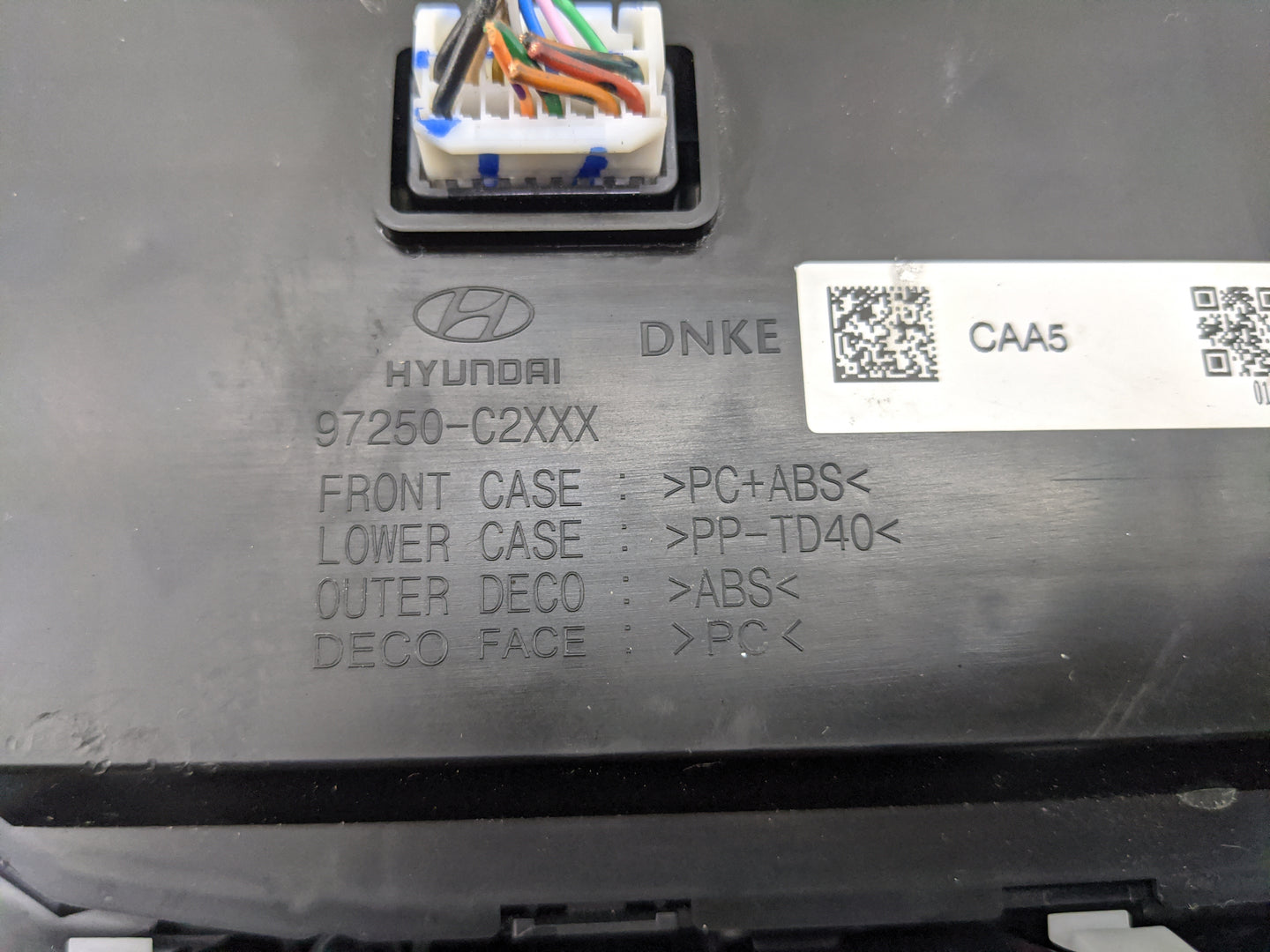 2018-2019 Hyundai Sonata Climate Control Module Temperature AC/Heater Replacement P/N:94510-C2AB0 97250-C2XXX Fits Fits 2018