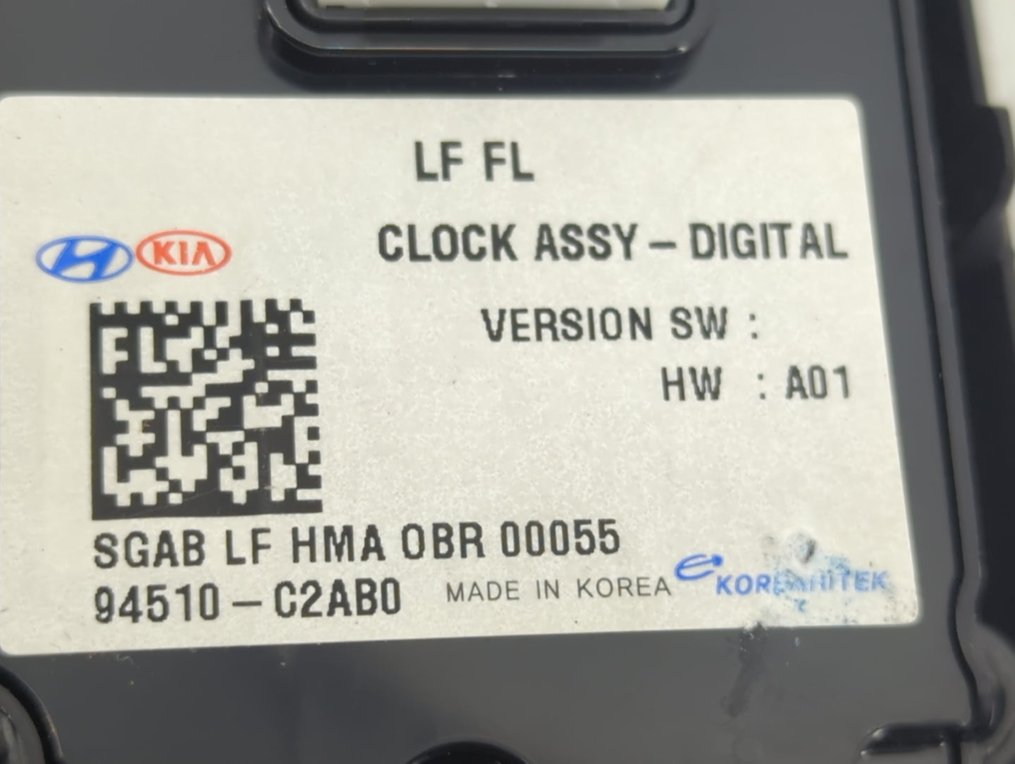 2018-2019 Hyundai Sonata Climate Control Module Temperature AC/Heater Replacement P/N:94510-C2AB0 Fits Fits 2018 2019 OEM Us