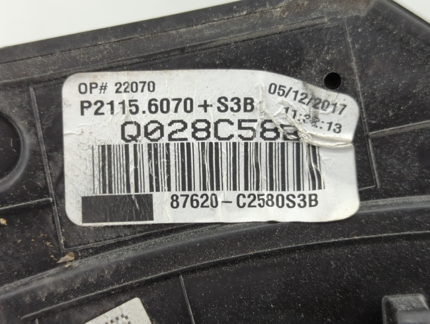 2018-2019 Hyundai Sonata Passenger Side View Mirror - Right Door Mirror OEM Used - Oemusedautoparts1.com