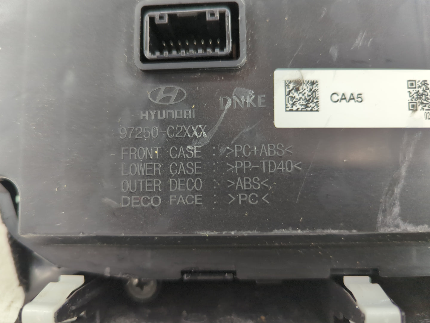 2018-2019 Hyundai Sonata Climate Control Module Temperature AC/Heater Replacement P/N:97250-C2XXX Fits Fits 2018 2019 OEM Us