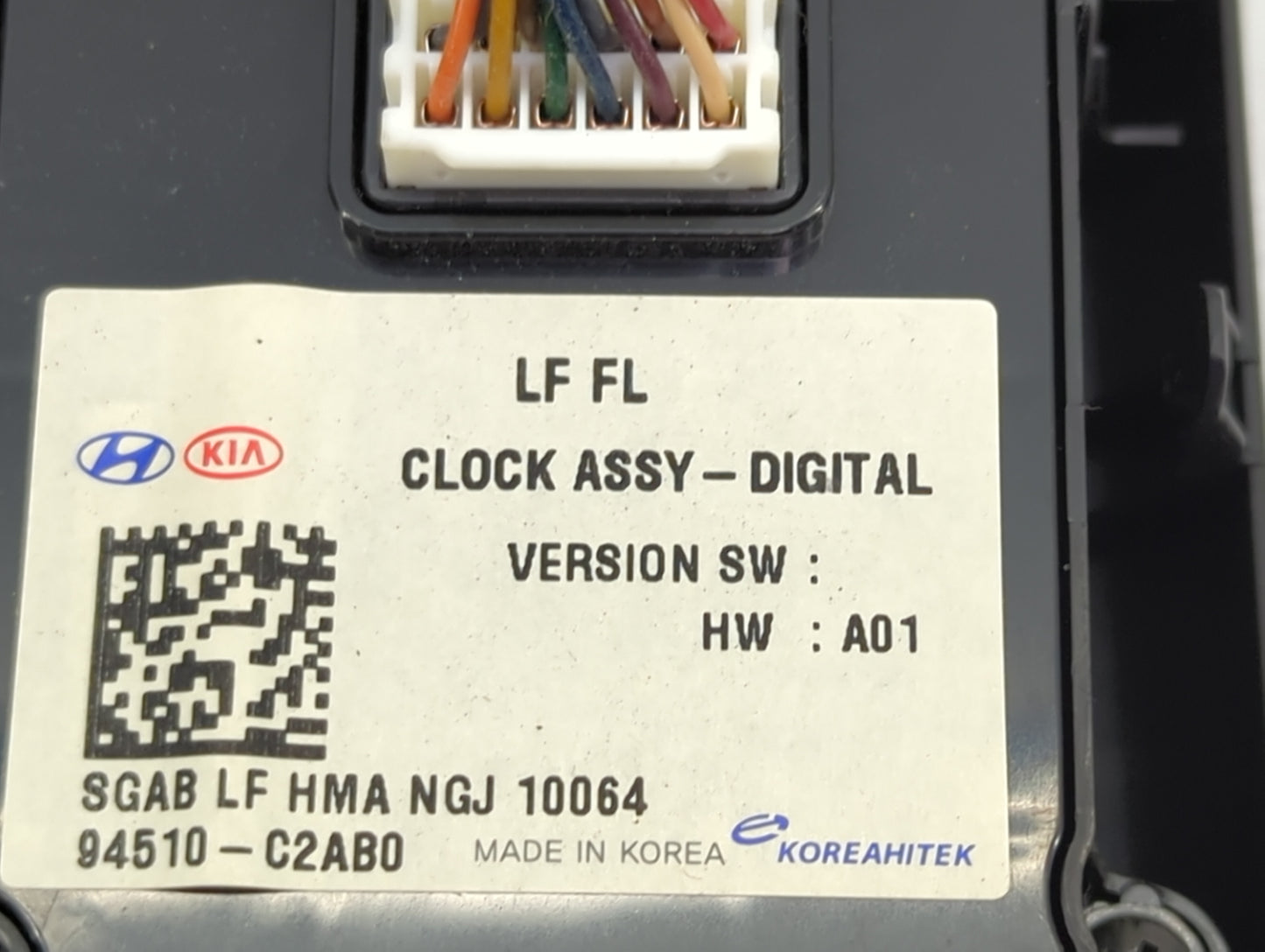 2018-2019 Hyundai Sonata Climate Control Module Temperature AC/Heater Replacement P/N:94510-C2AB0 Fits Fits 2018 2019 OEM Us