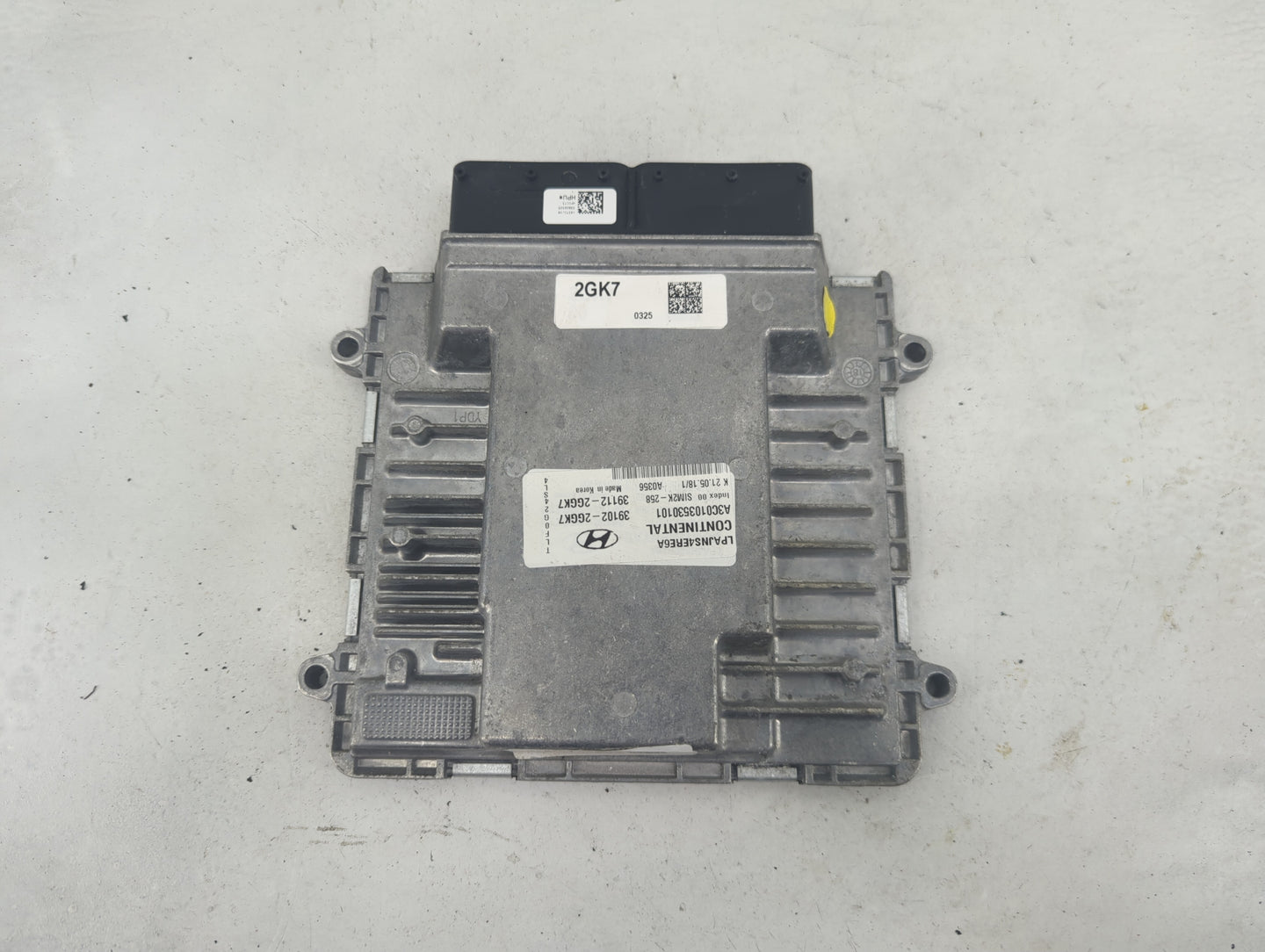 2018-2019 Hyundai Sonata PCM Engine Control Computer ECU ECM PCU OEM P/N:39102-2GGK7 39112-2GGK7 Fits Fits 2018 2019 OEM Use