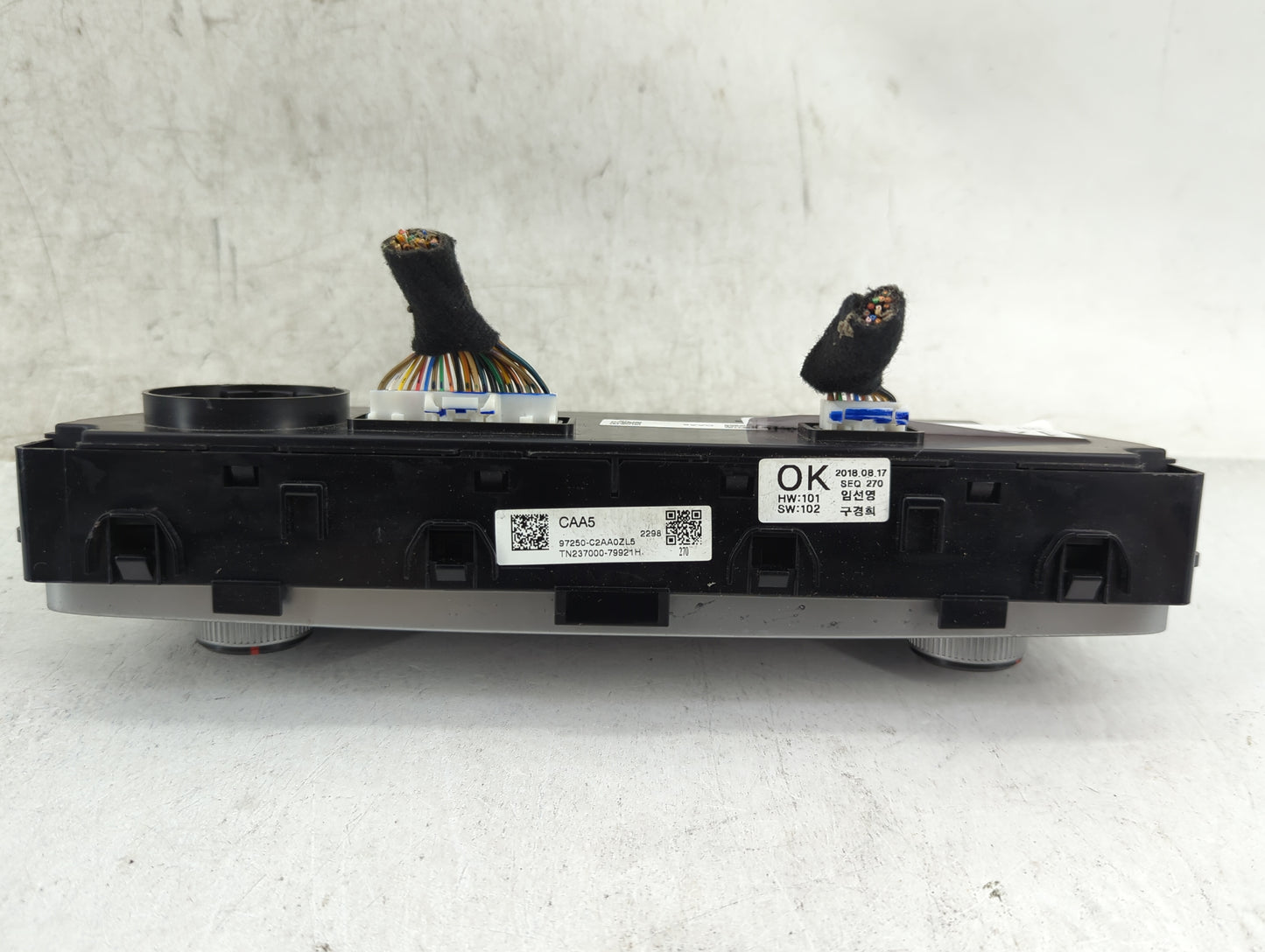 2018-2019 Hyundai Sonata Climate Control Module Temperature AC/Heater Replacement P/N:97250-C2AA0ZL5 Fits Fits 2018 2019 OEM